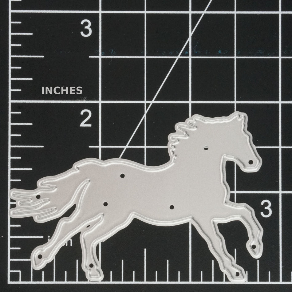 Galloping Wild Horse Metal Cutting Die