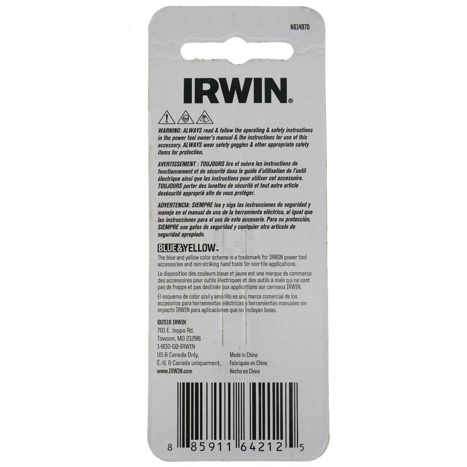 Irwin IWAF21PRS2 1" Drywall Screw Setter Bit Tips, #2 Phillips