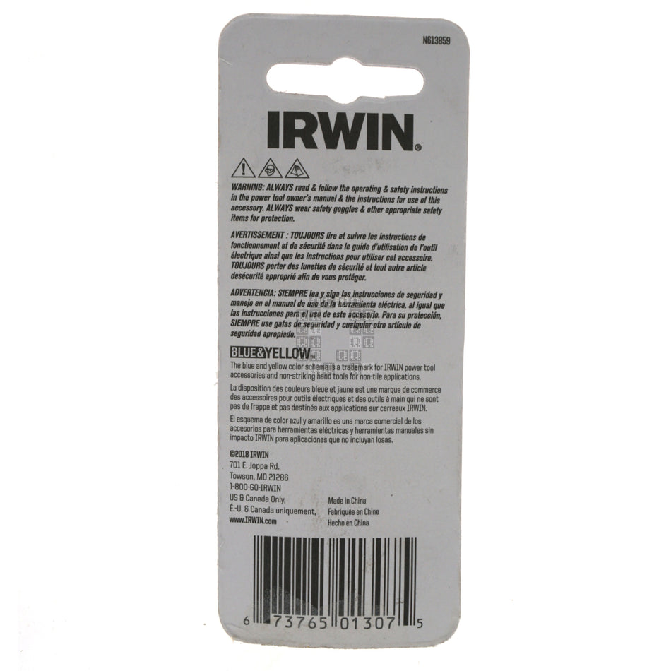 Irwin IWAF21SQ22 SQ2 / #2 Square Recess Bit Tips, 2-Pack, 1" Length