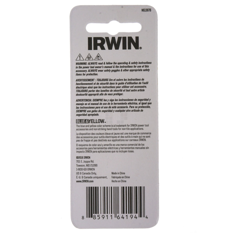 Irwin IWAF21TX252 T25 Torx Bit Tips, 2 Pack, 1" Length