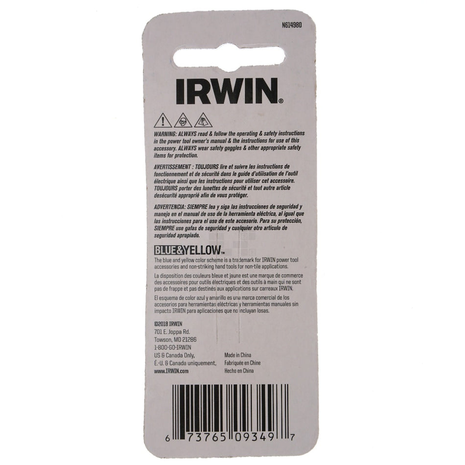 Irwin IWAF32PH12 #1 Phillips Impact Power Bits, 2" Length, 2 Pack