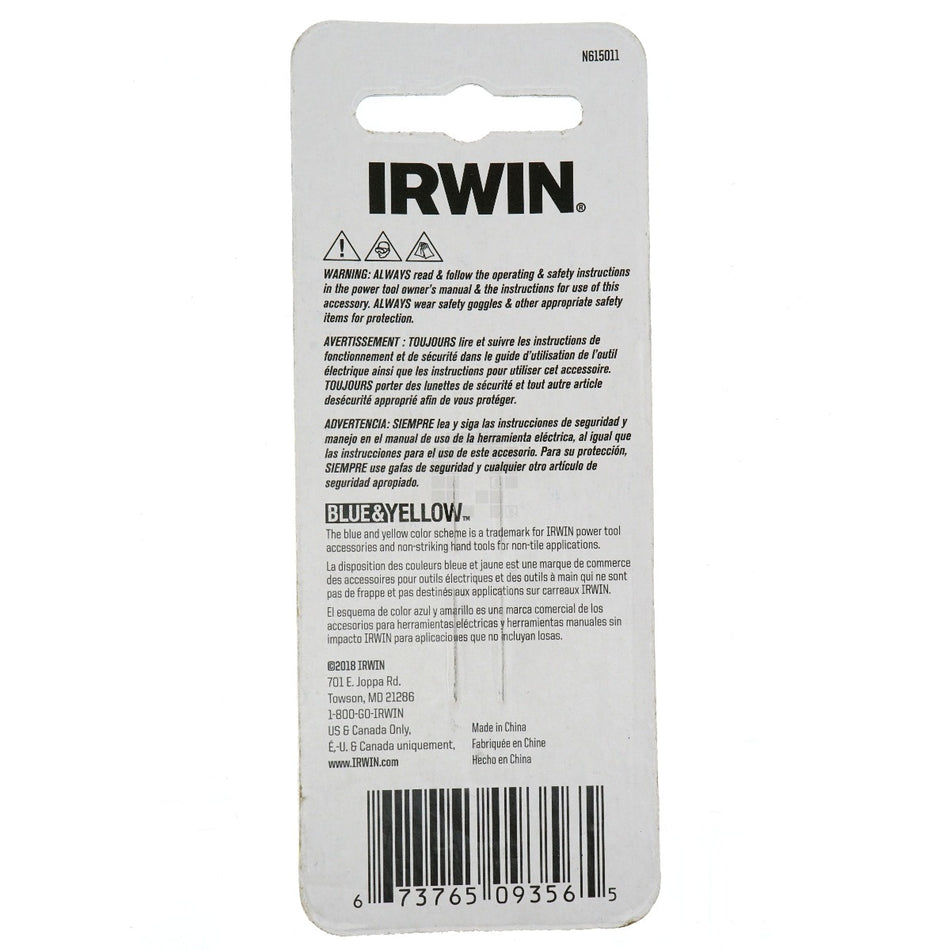 Irwin IWAF32SQ22 2" Impact #2 Square Power Bits, 1/4" Drive, 2 Pack