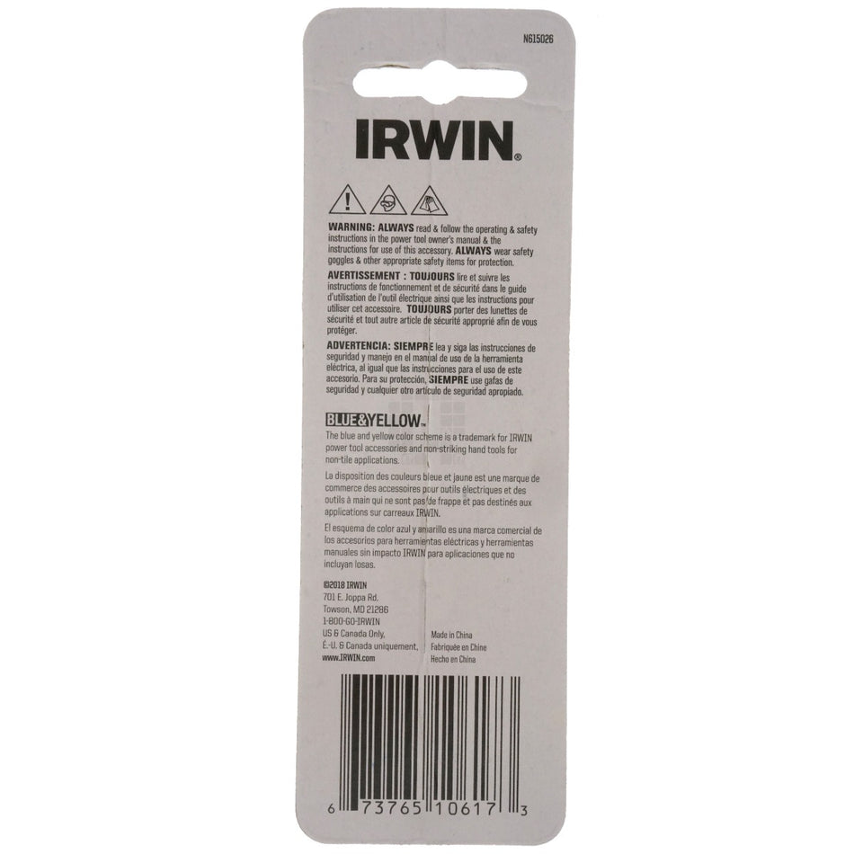Irwin IWAF33SQ2 #2 Square Impact Performance Series Power Bit, 3-1/2" Length