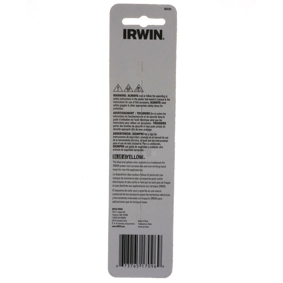 Irwin IWAF34614 1/4" Hex to 1/4" Hex Impact Magnetic Nut Driver, 6" Length