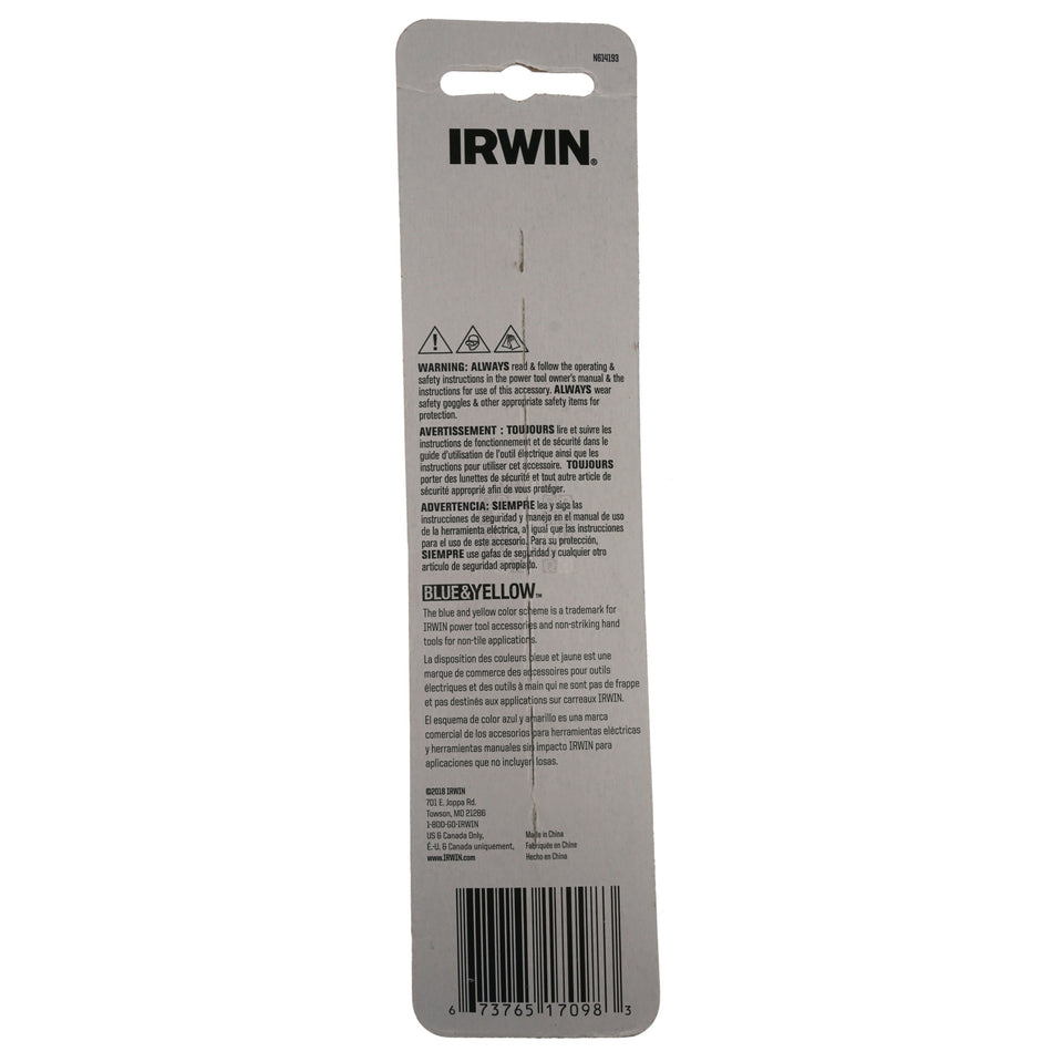 Irwin IWAF346516 1/4" Hex to 5/16" Hex Impact Magnetic Nut Driver, 6" Length