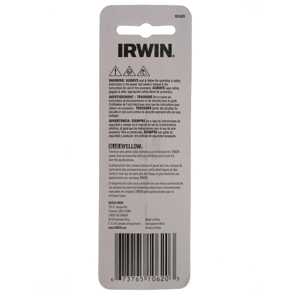 Irwin IWAF34SQ2 #2 Square Drive Impact Performance Series Power Bit, 3.5" Length