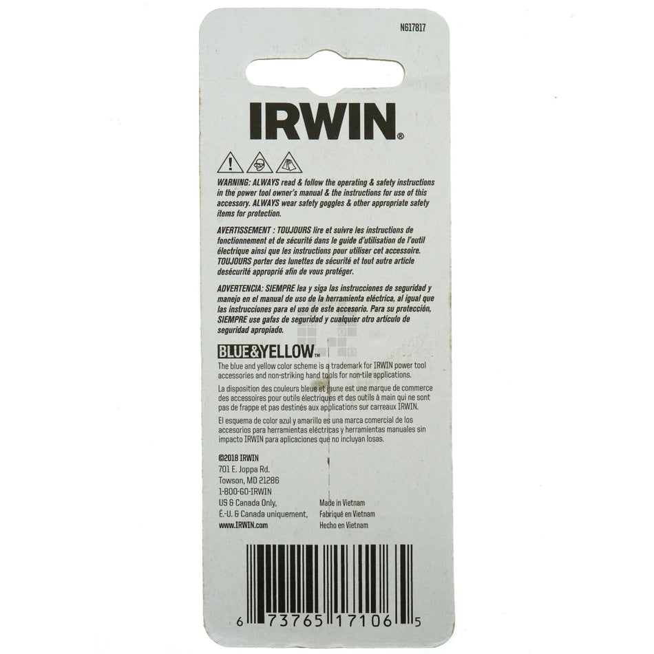 Irwin IWAF36238 1/4" to 3/8" Impact Socket Adapter, 2" Long