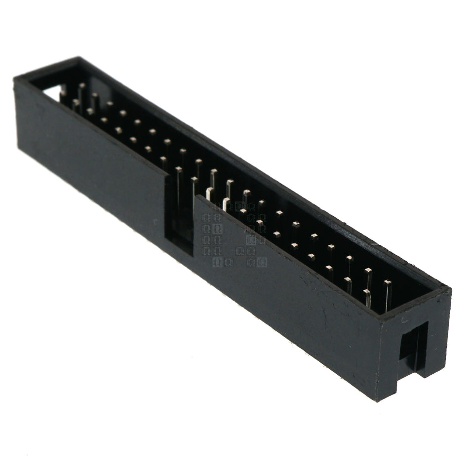 2x20 (40-Pin) Through Hole Straight Box Header Connector, 2.54mm Pitch, IDE PATA