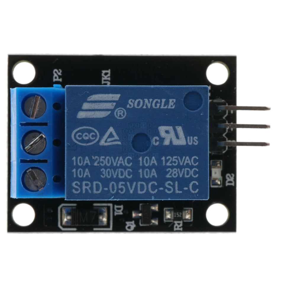 KY-019 1-Channel 5VDC Relay Module, SPDT 10 Amps @ 250VAC