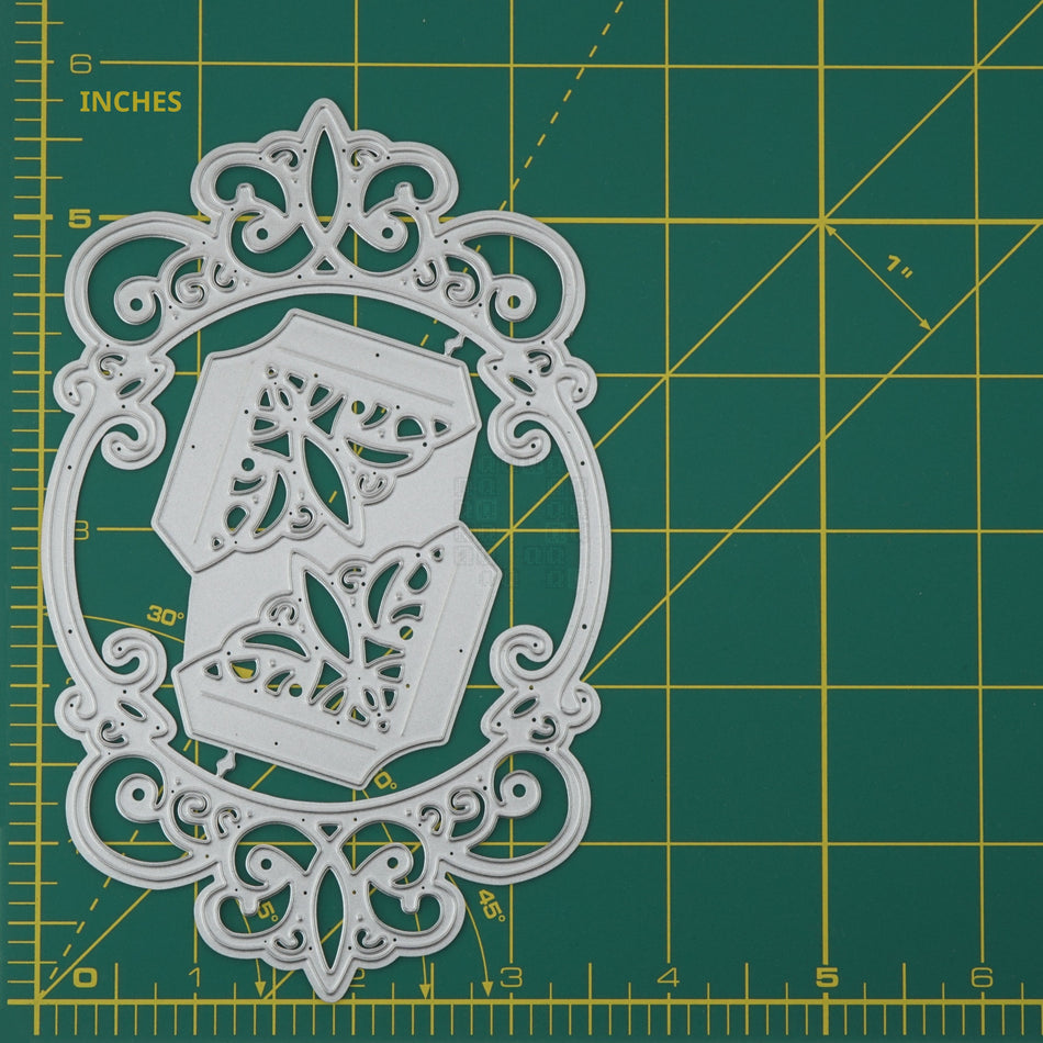 Lace Corner and Frame Metal Cutting Die Set