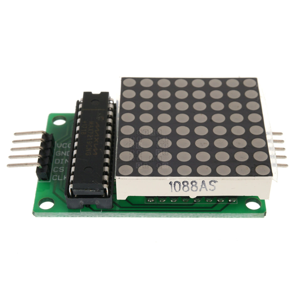 MAX7219 8x8 3mm Dot Matrix LED Display Module Board, Red