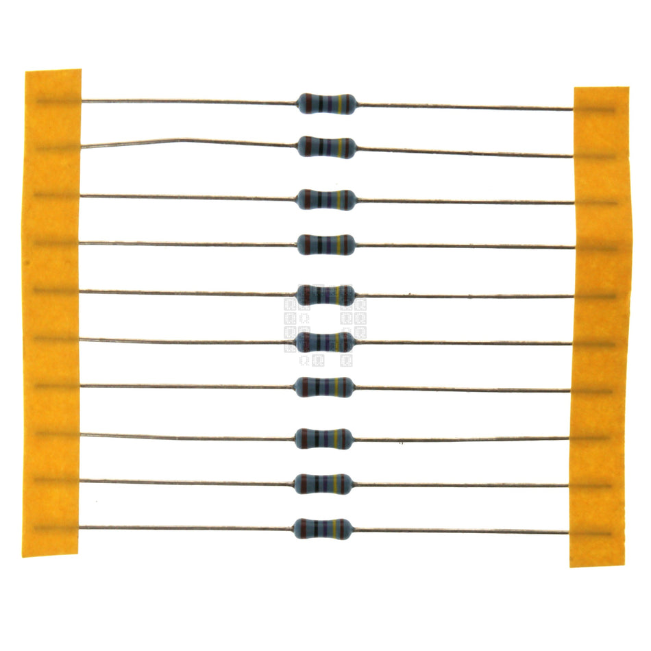 KOA MF1/4DCT52R1470F 1/4 Watt 147 Ohm 1% Through Hole Metal Film Resistor, 10-Pack