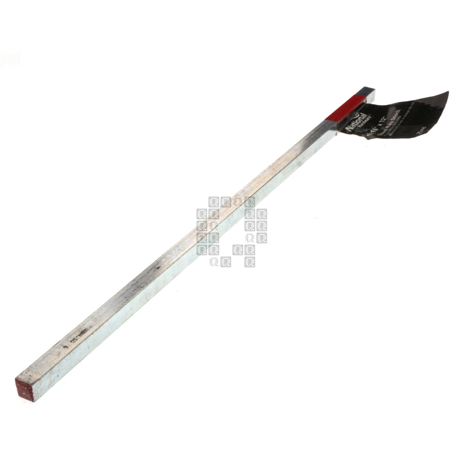 National Hardware N180-182 5/16" Square Key Stock, 12" Length, Zinc Plated