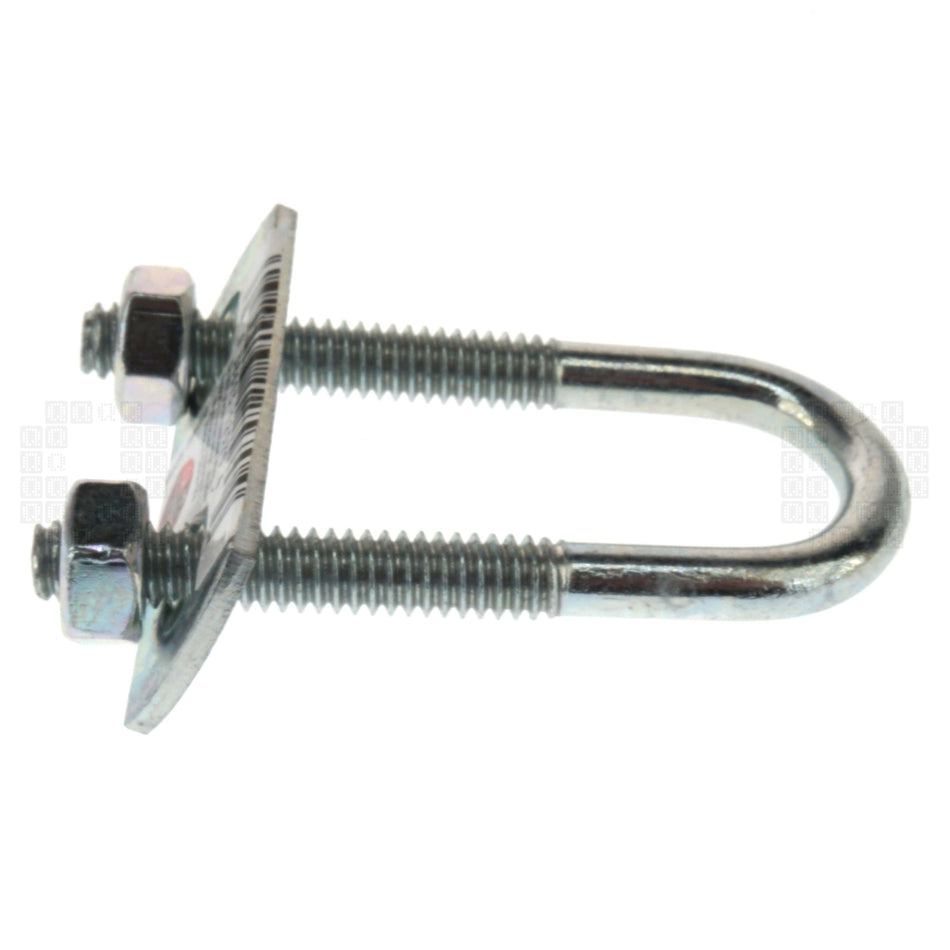 National Hardware N222-075 U-Bolt, 1/4"-20 Thread, 2.25" Length, Zinc Plated