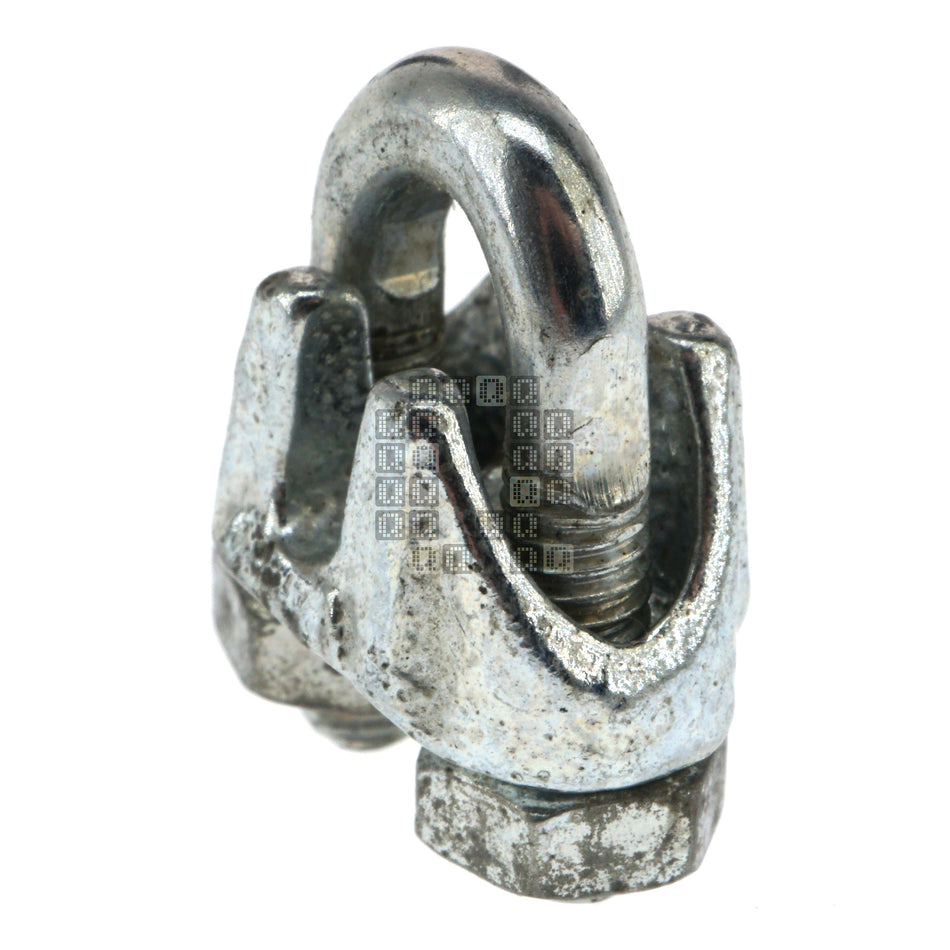 National Hardware N248-260 Zinc Plated 1/16" Wire Cable Clamp, Malleable Iron