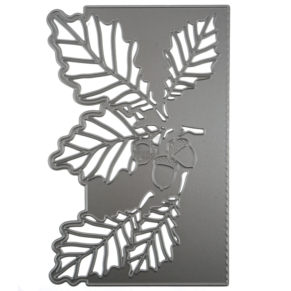 Oak Leaves and Acorns Edge Metal Cutting Die