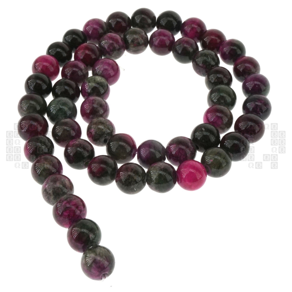 Persian Jade 8mm Round Beads, 45 Pieces