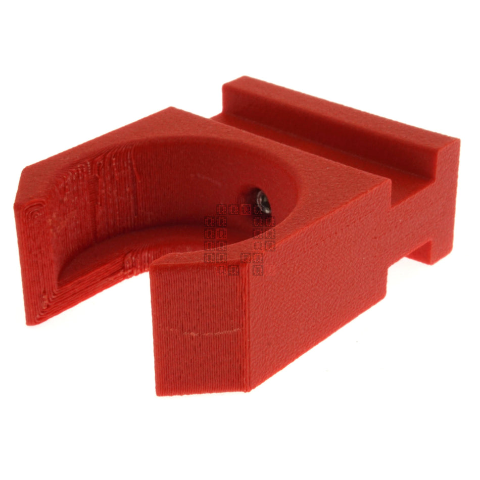 3d Printed Remote Stop/Go Switch Holder, ABS-GF Red, for Prototrak Mills