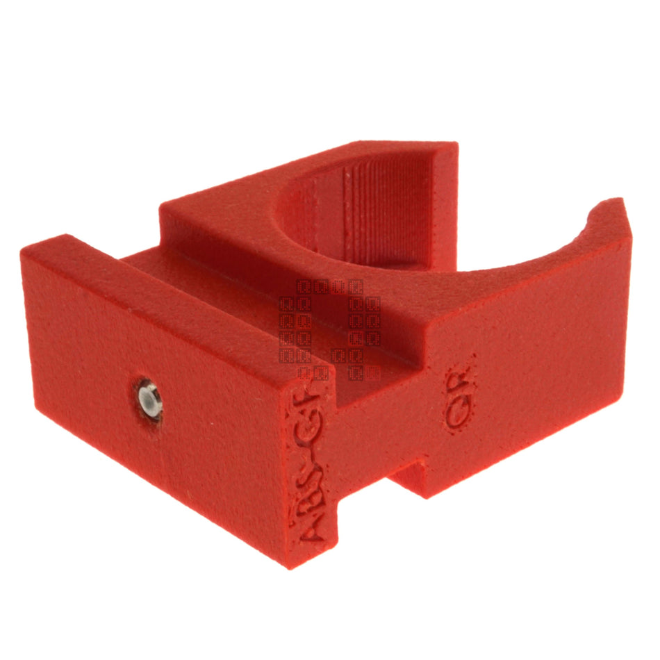 3d Printed Remote Stop/Go Switch Holder, ABS-GF Red, for Prototrak Mills