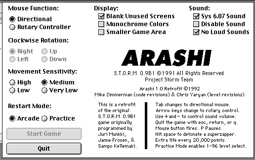 SoftShoppe 7061 Arcade Games 1, 3.5" Floppy Disk, 68K Macintosh Games