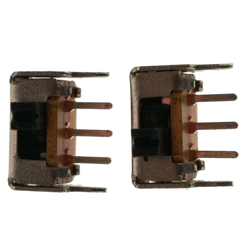 Unbranded SK12D07 Mini 3-Pin Right-Angle Slide Switch, SPDT, 2-Pack