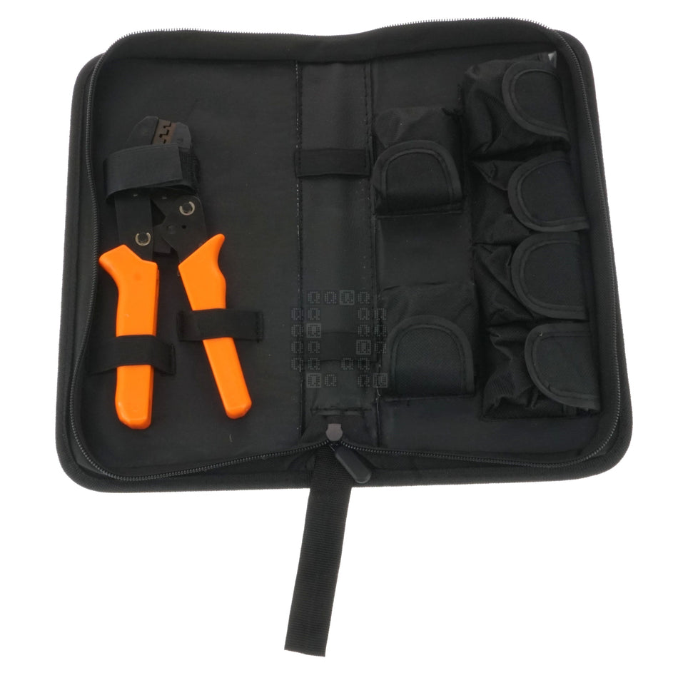 SN-48B Wire Terminal Crimping Pliers with 9 Jaws and Soft Case