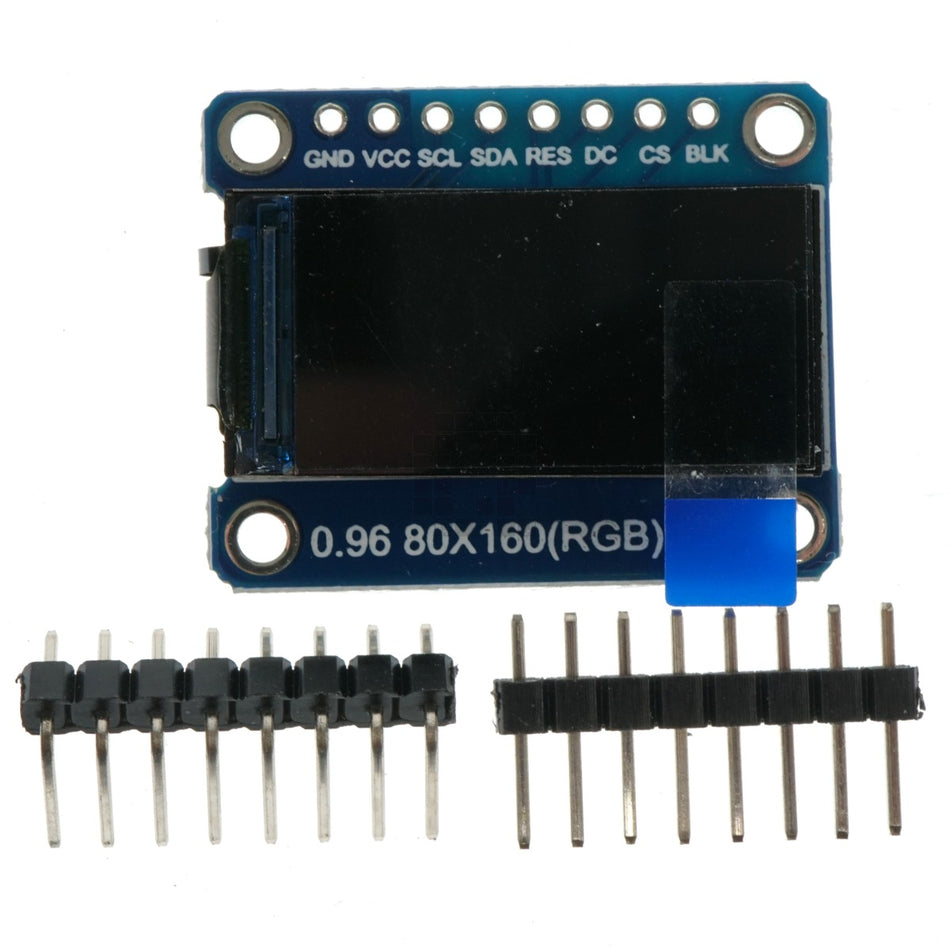 Geekcreit ST7735 0.96" IPS TFT LCD RGB Display, 3.3V SPI 80x160px