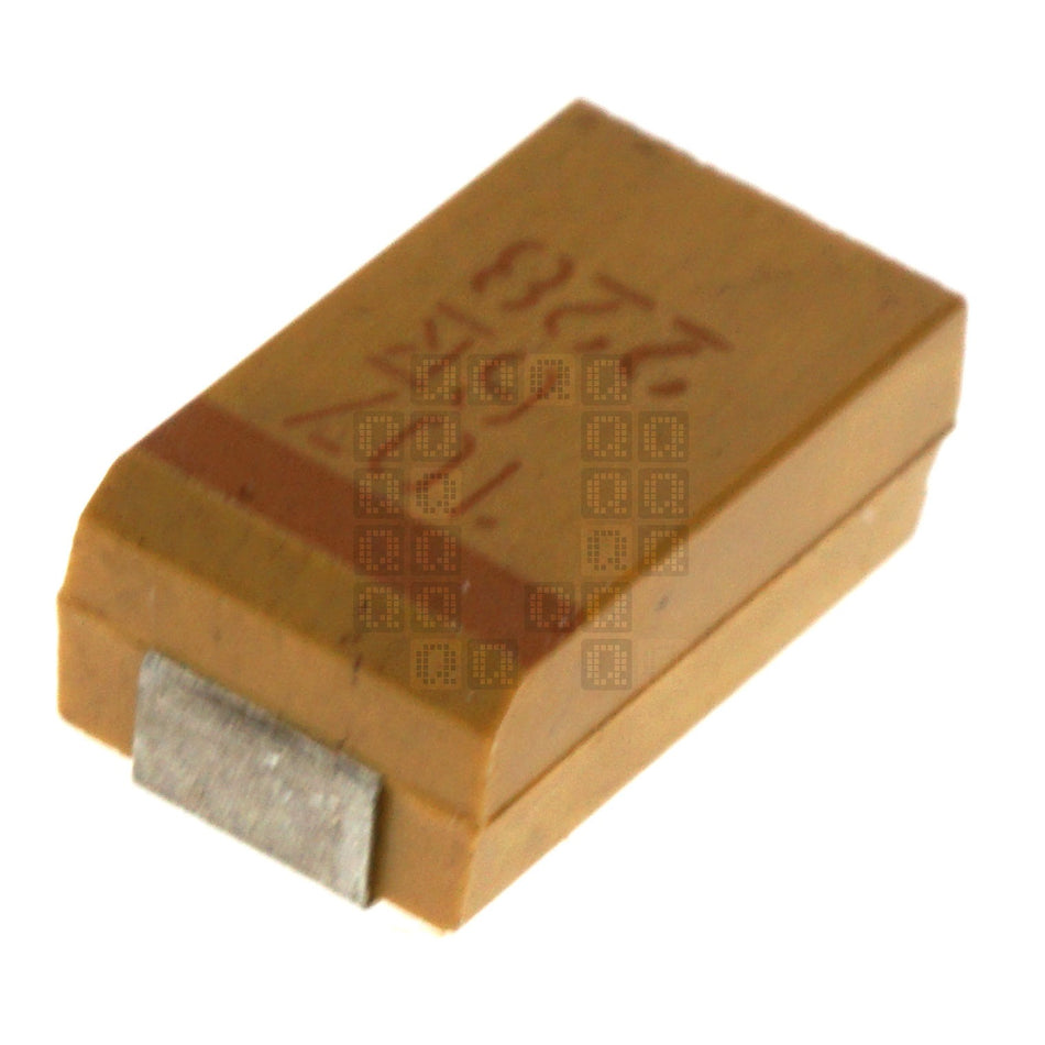 Kemet T491D107K006AT Tantalum Capacitor, 6.3VDC 100uF 10% 2917