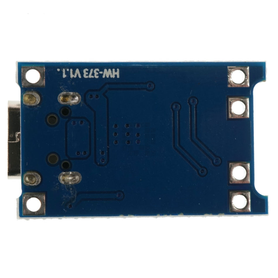 USB Type-C Lithium Li-ion 18650 Battery Charger Circuit Board Module, TP4056, 1 Amp