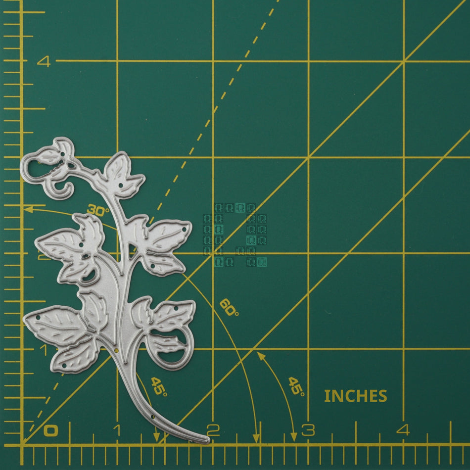 Leafy Curling Vine Metal Cutting Die