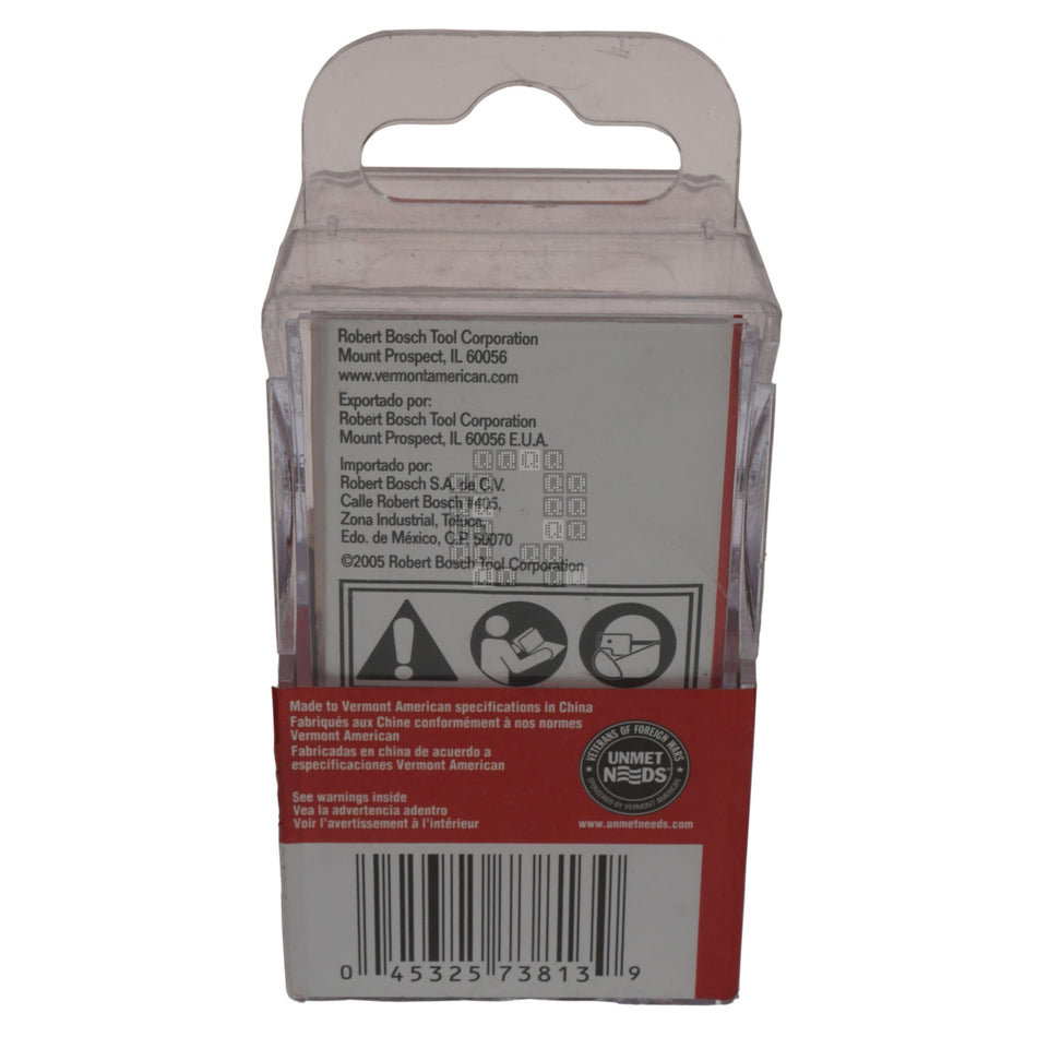 Vermont American 23133  Carbide Tipped 5/16" Roundover / Beading Router Bit, 1/4" Shank