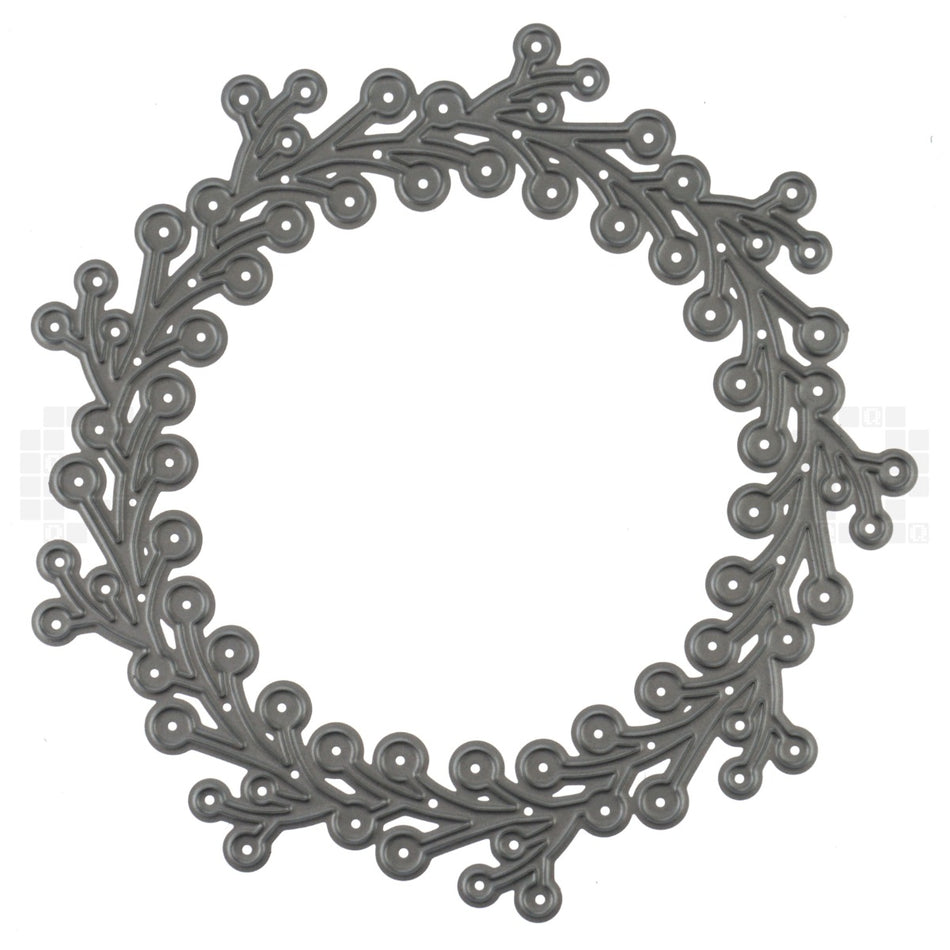 Round Berry Wreath Metal Cutting Die