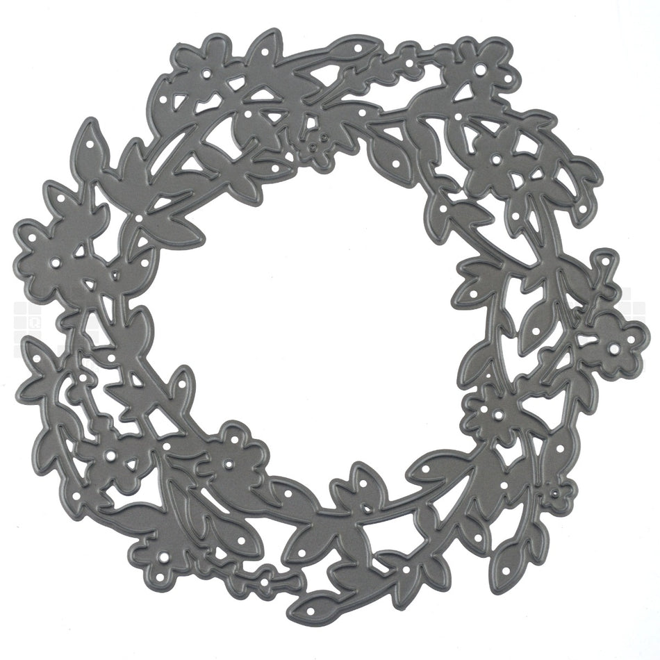 Circular Flower Wreath Metal Cutting Die
