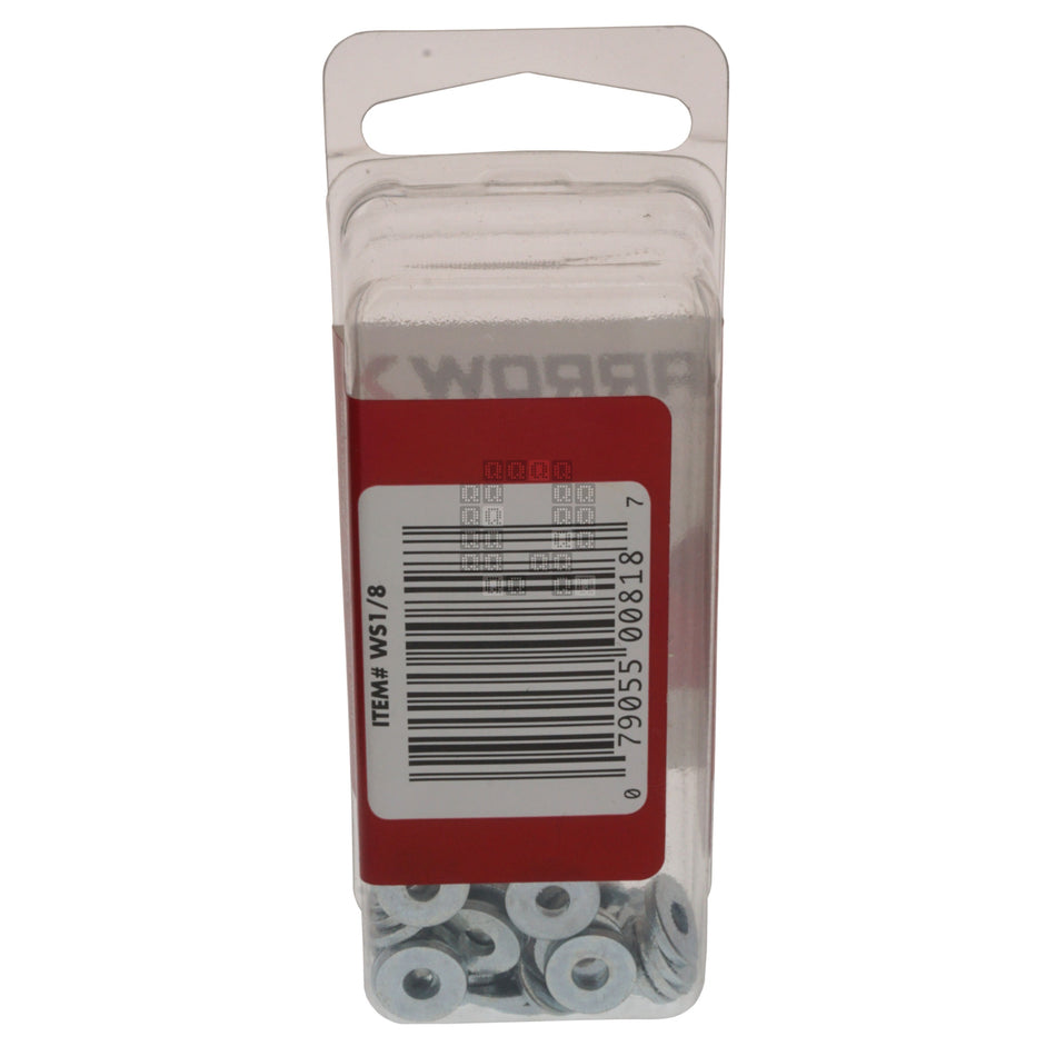 Arrow Fastener WS1/8  Steel 1/8" ID Rivet Washers, 40-Pack